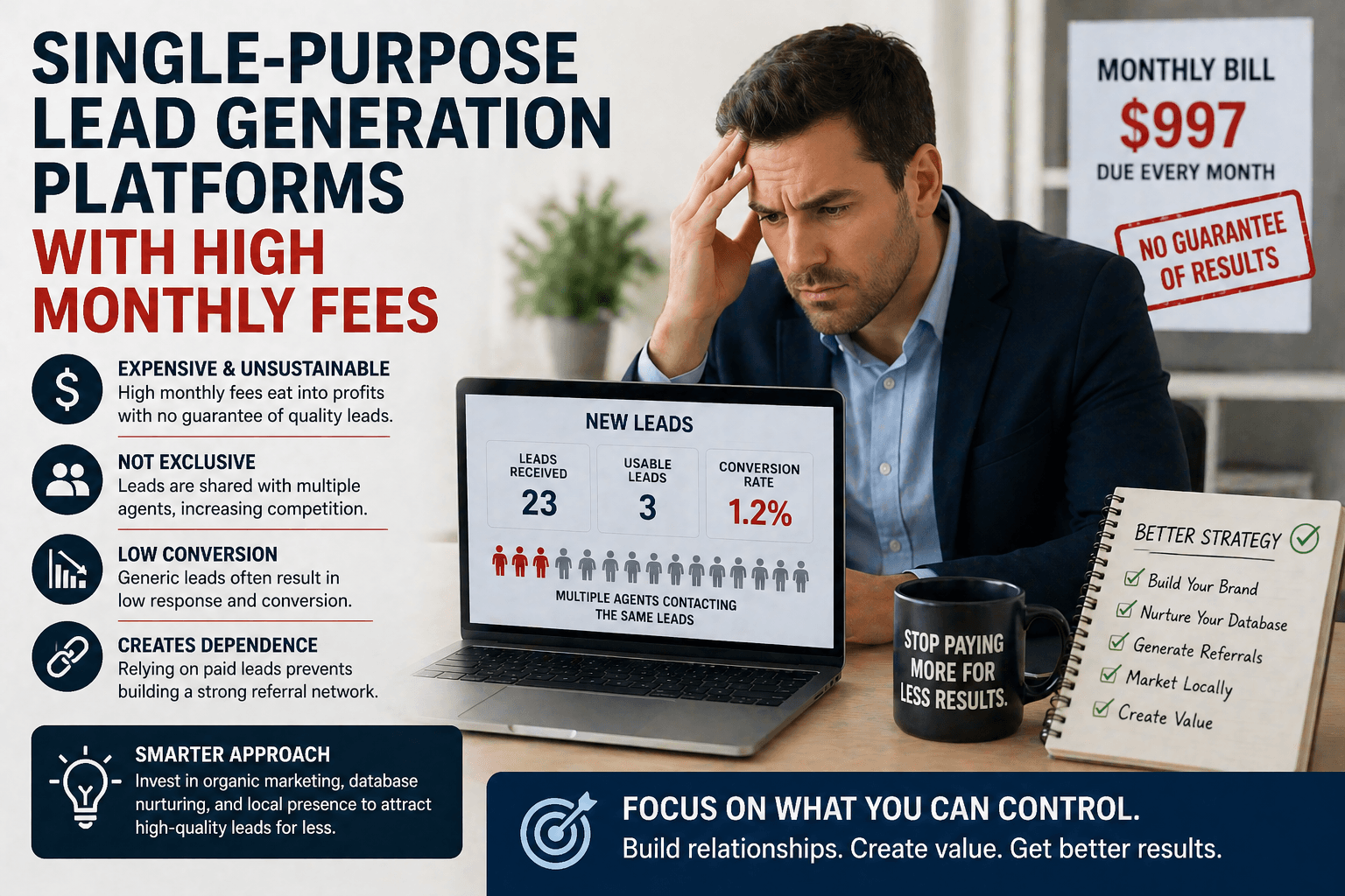 no more single generation lead platforms high costs are cutting single generation platforms revenue in half, mainly because they are less effective than ever before