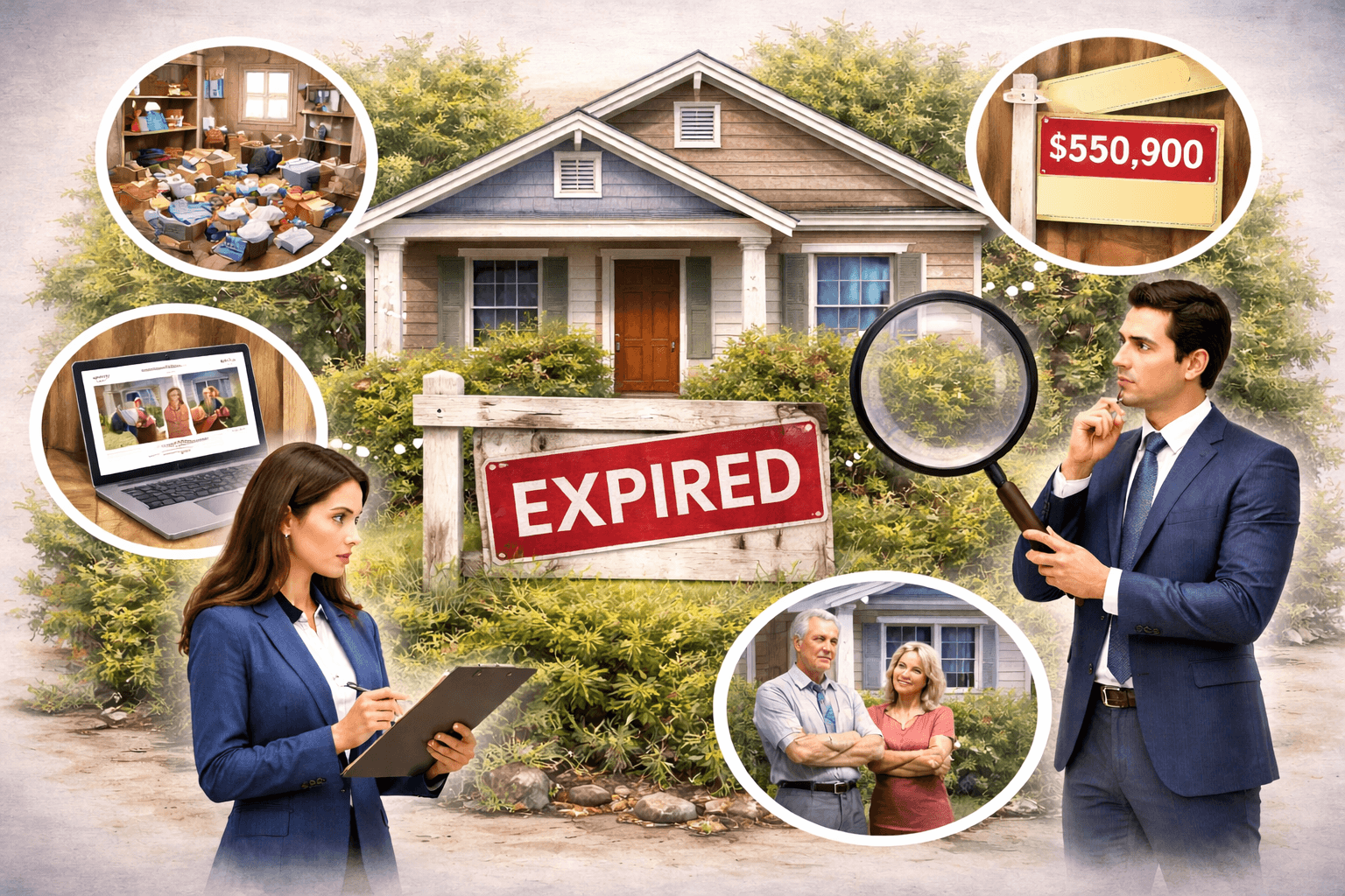 Agent analyzing the true reasons a real estate listing expired